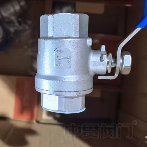 मैनुअल 2pcs थ्रेडेड एंड बॉल वाल्व